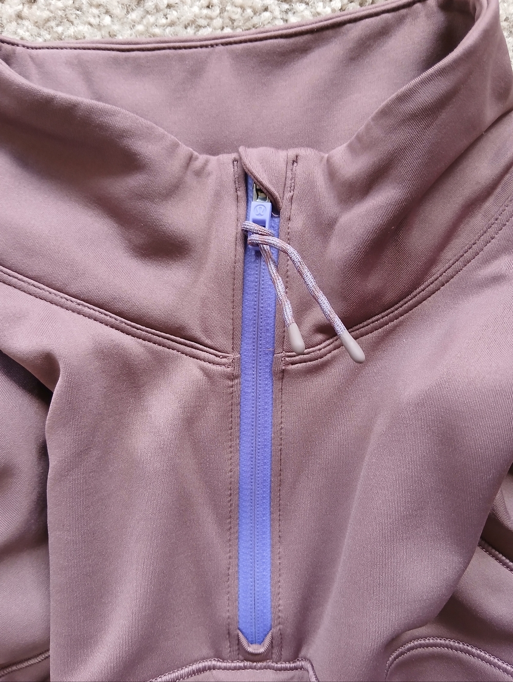 Lululemon Quarter Zip Workout Sweatshirt - Picture 4 of 9